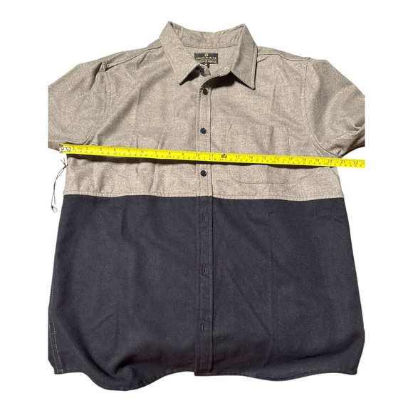 United By Blue BANFF Wool Blend Men’s Shirt Sz M Blue/Gray Color Block NWT Warm - Picture 15 of 16